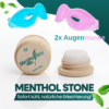 Ultimate Relief Bundle: 2x Kühlende Augenmasken & 1x Mentholbox – Natürliches Set gegen Migräne, Kopfschmerzen & Schwellungen