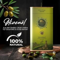 Elea Minon Extra Natives Olivenöl, 5-Liter-Kanister, mit Olivenzweig
